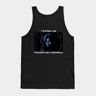 Strange And Abnormal Goth Halloween Scary Horror Lightning Ghoul Tank Top